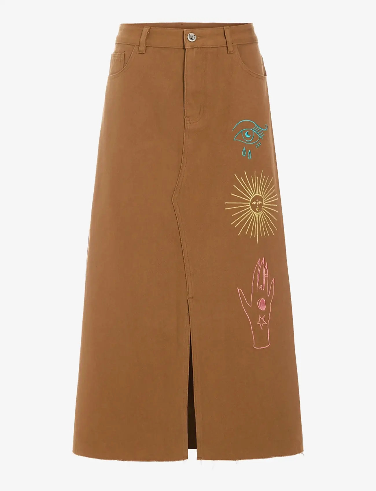 Hunkøn - Suki Skirt - midiseelikud - caramel - 1