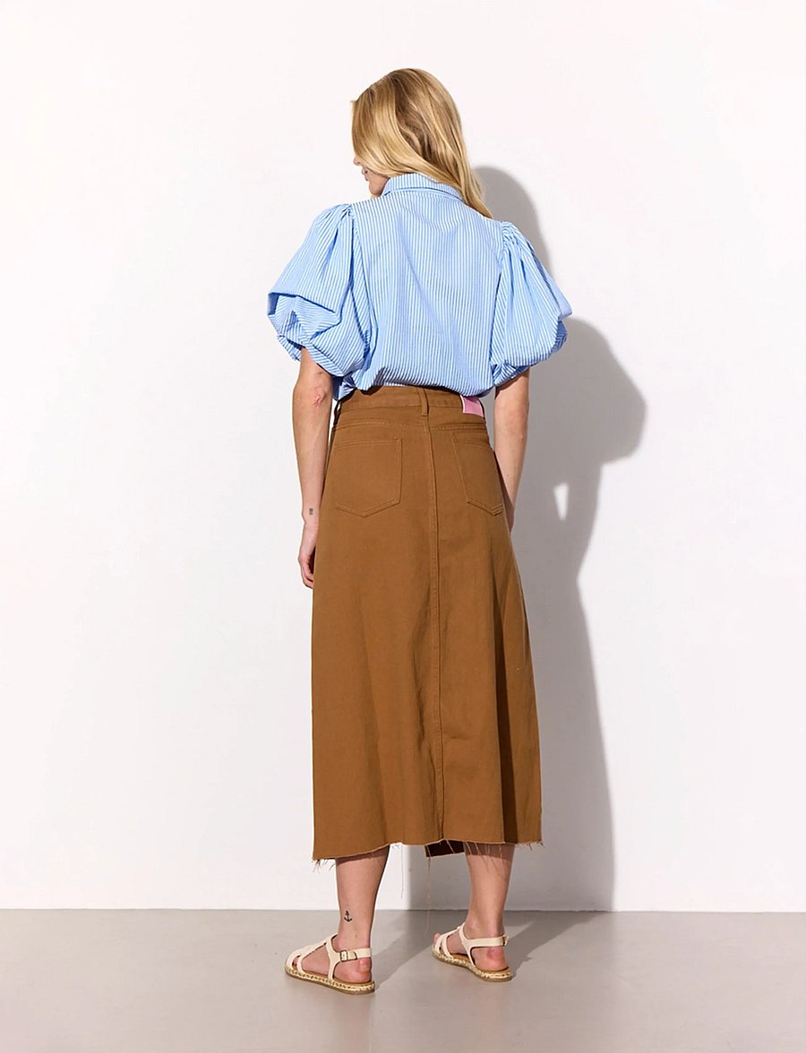 Hunkøn - Suki Skirt - midi-röcke - caramel - 5