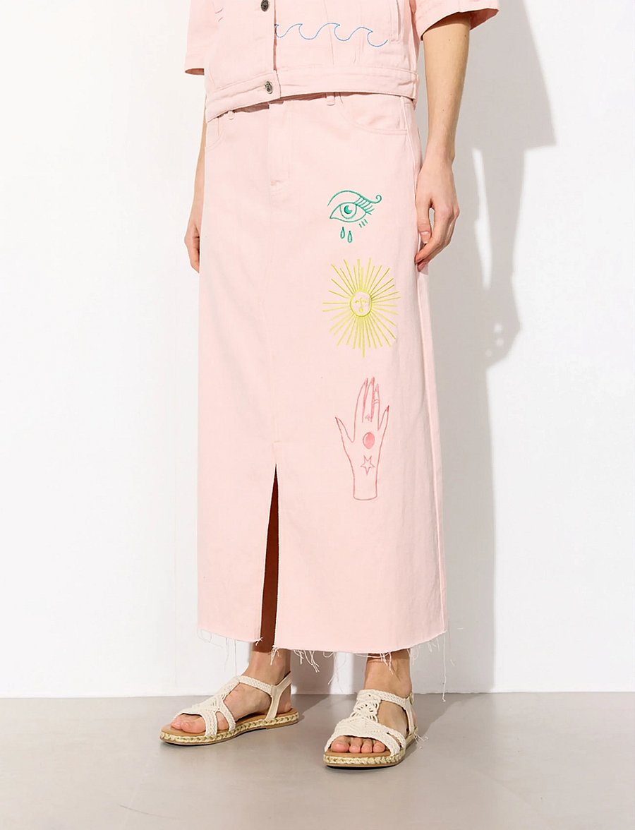 Hunkøn - Suki Skirt - midiseelikud - rose - 0