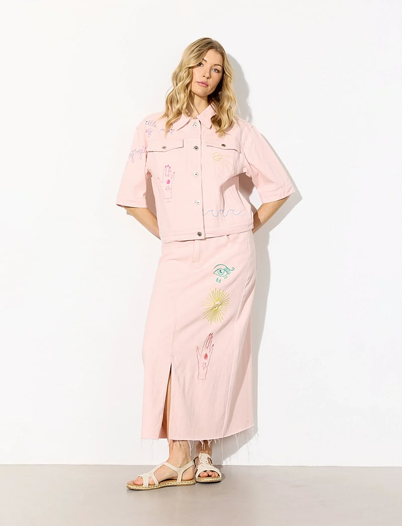 Hunkøn - Suki Skirt - midiseelikud - rose - 3