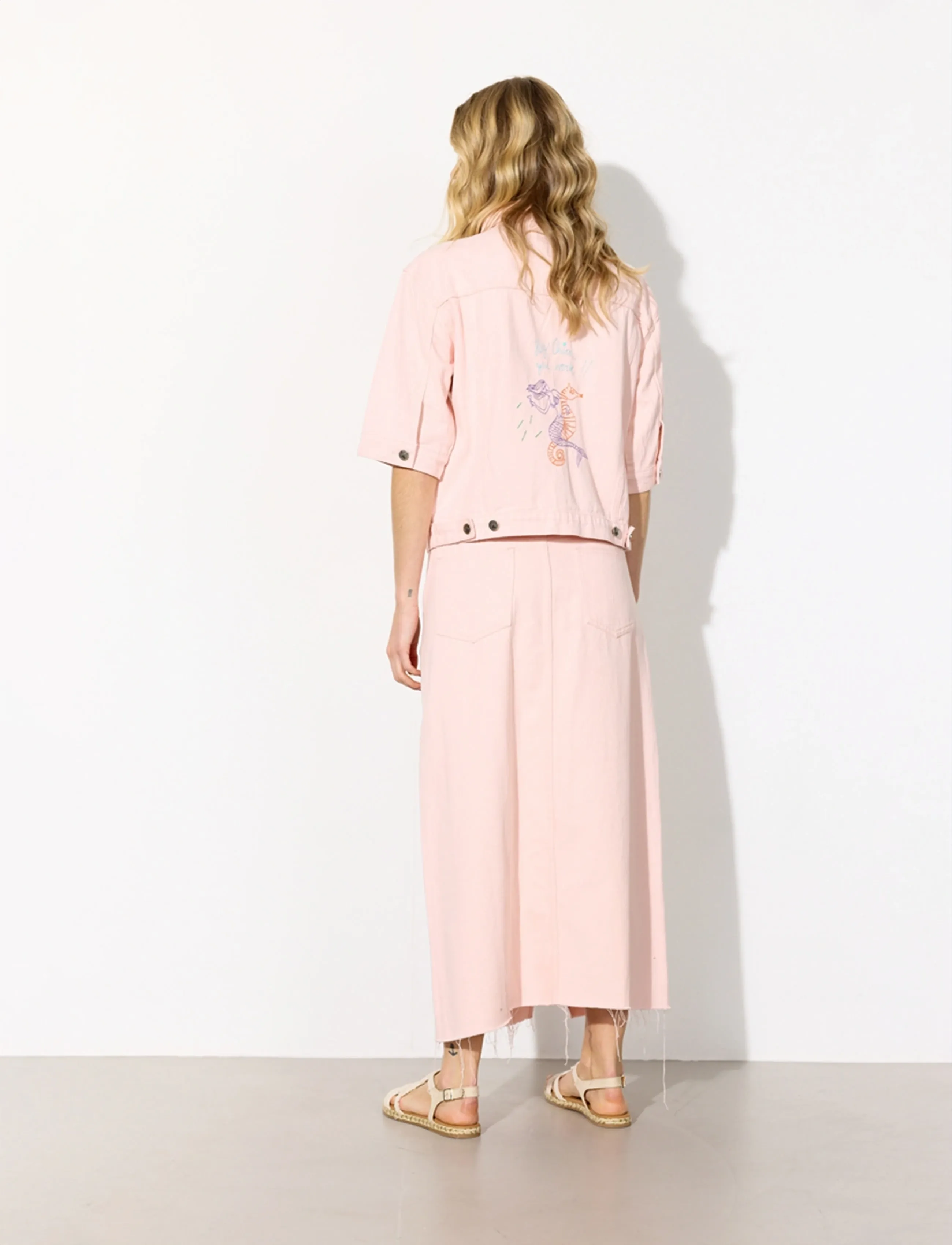 Hunkøn - Suki Skirt - midi kjolar - rose - 4