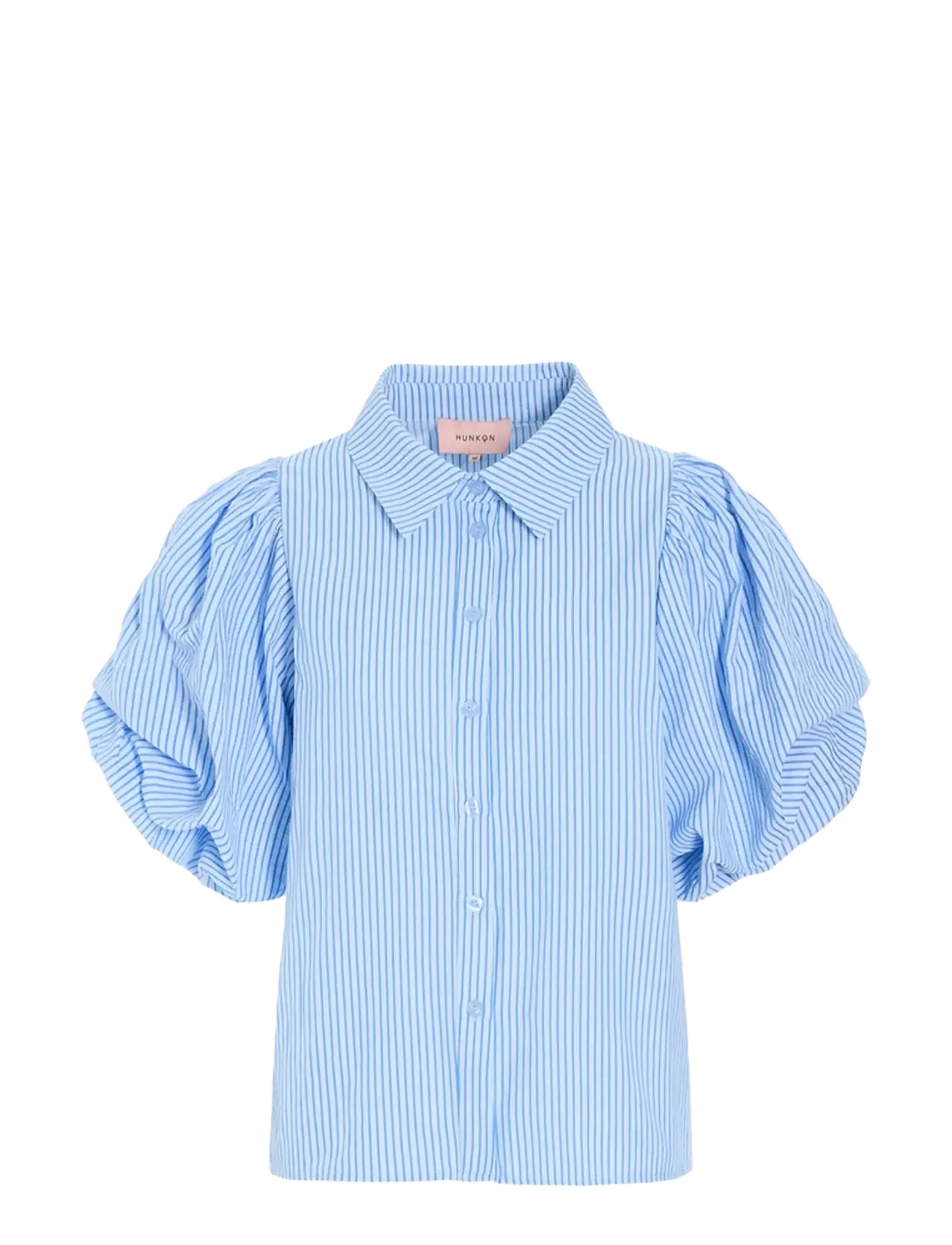 Hunkøn - Gudrun Shirt - kortärmade skjortor - blue - 2