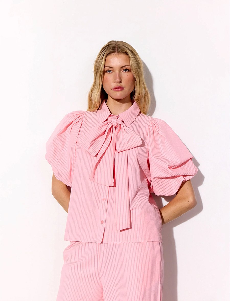 Hunkøn - Gudrun Shirt - kortærmede skjorter - pink - 0