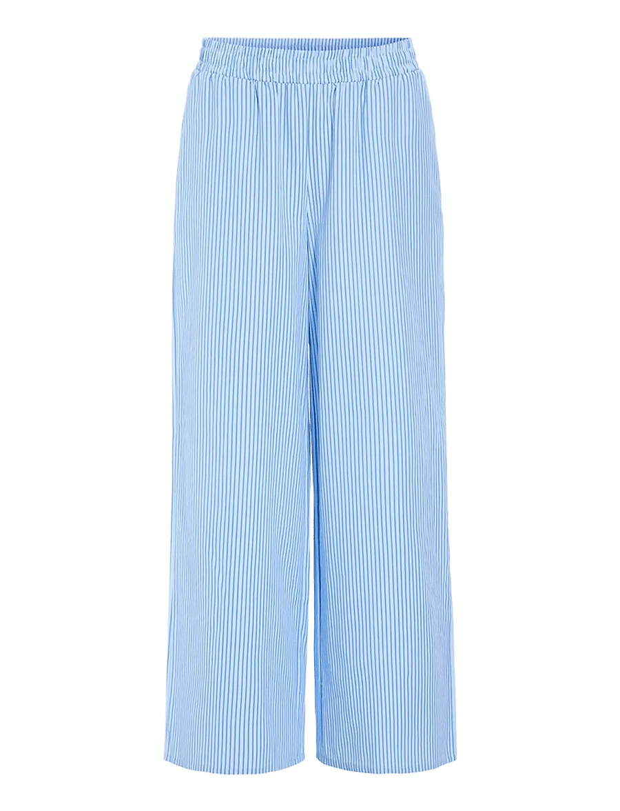 Hunkøn - Gudrun Trousers - bukser med brede ben - blue - 1