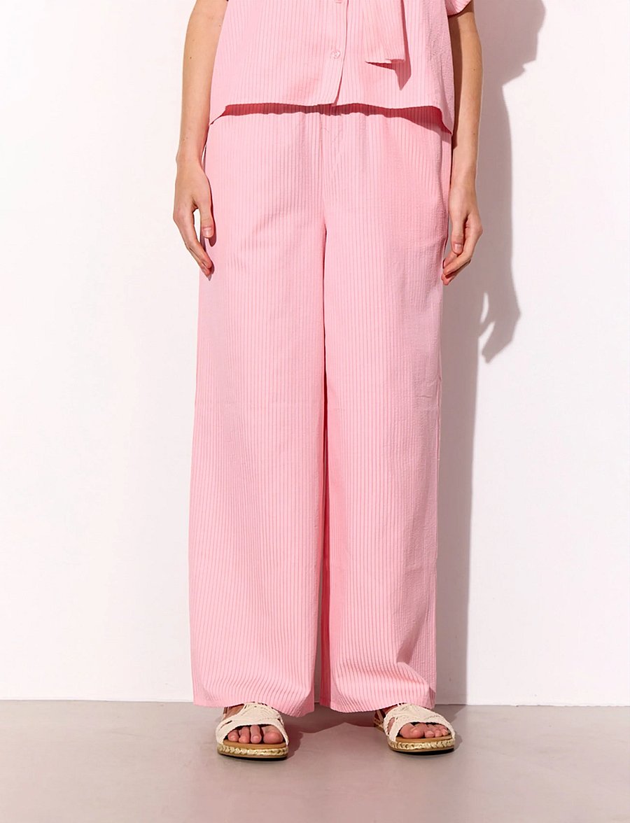 Hunkøn - Gudrun Trousers - vida byxor - pink - 3