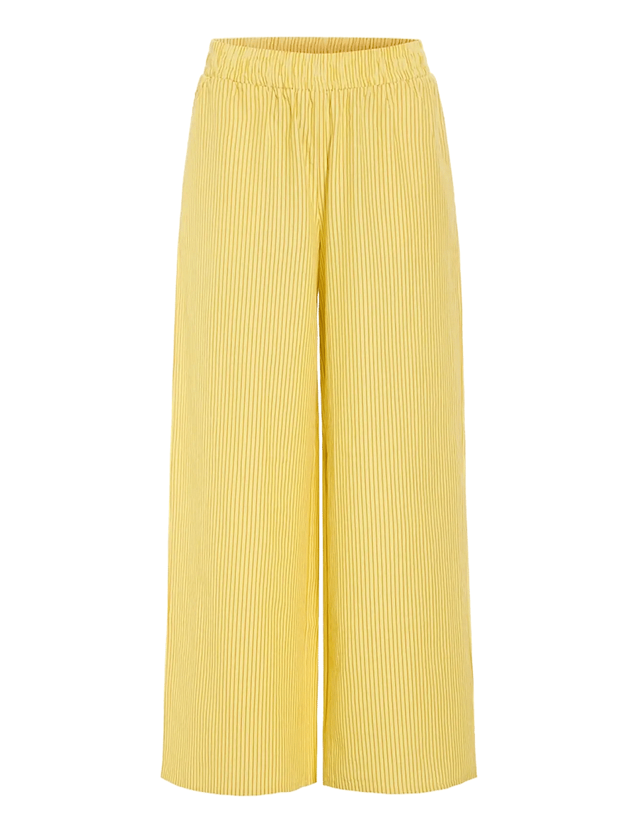 Hunkøn - Gudrun Trousers - hosen mit weitem bein - yellow - 1