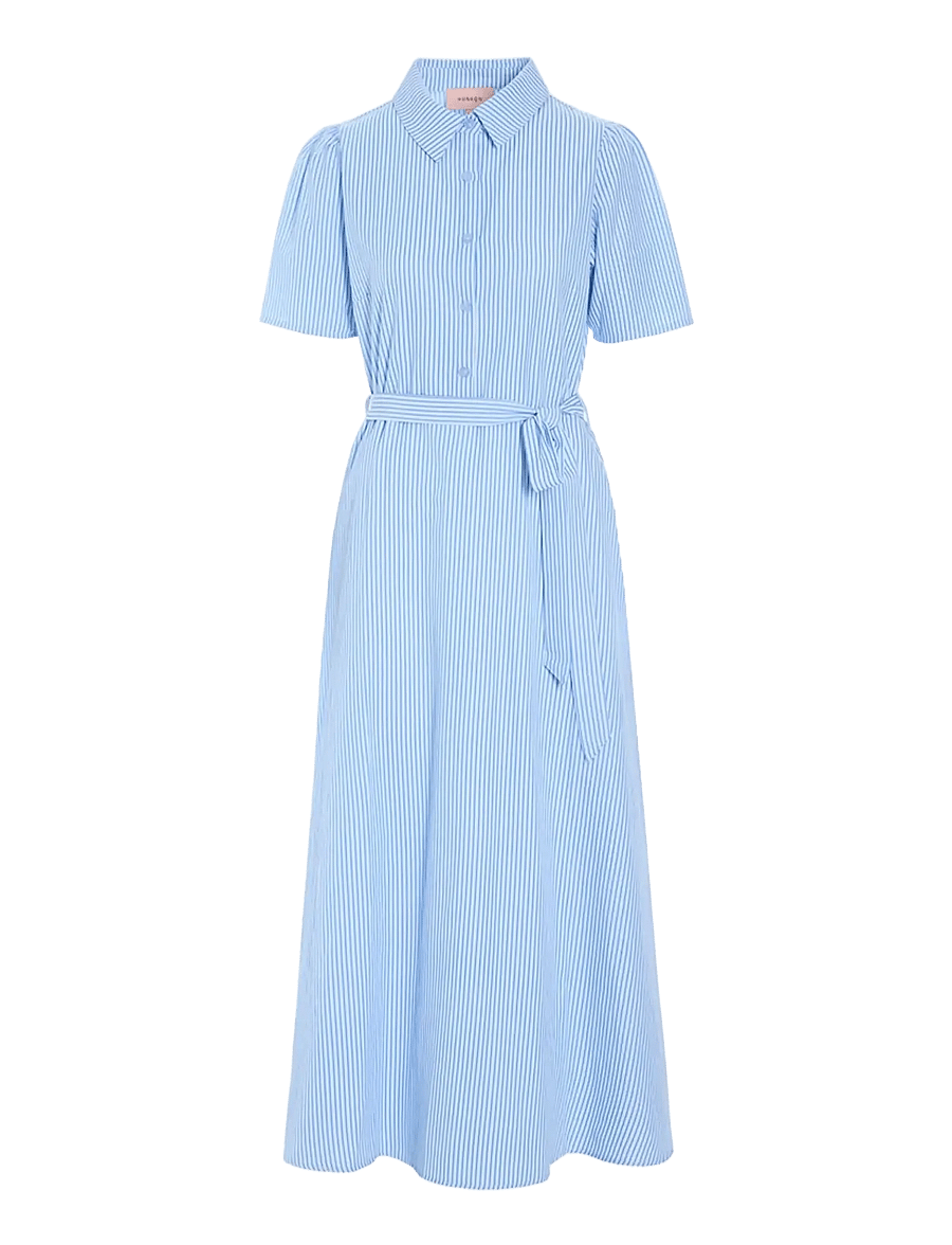 Hunkøn - Gudrun Dress - skjortklänningar - blue - 1