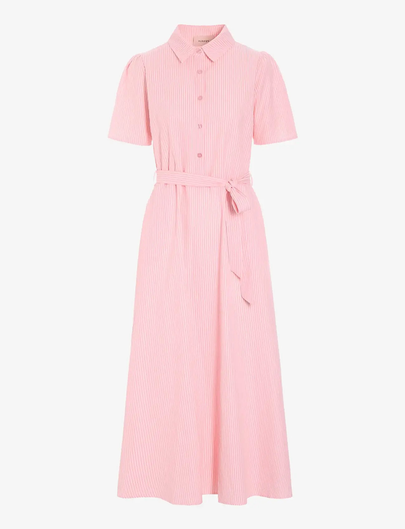 Hunkøn - Gudrun Dress - skjortekjoler - pink - 1