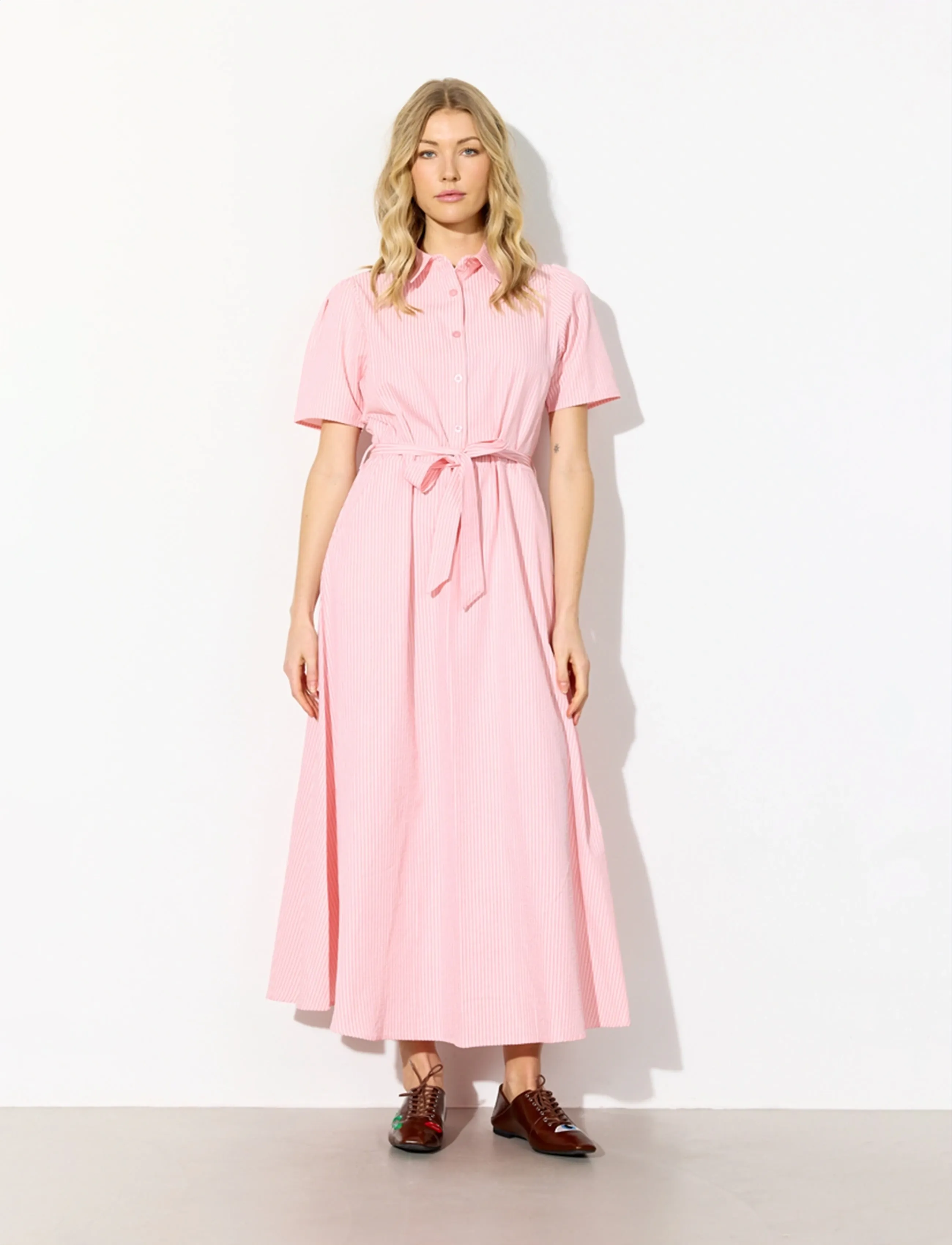 Hunkøn Gudrun Dress, XL, Pink, Kjoler > Maxikjole, Dame