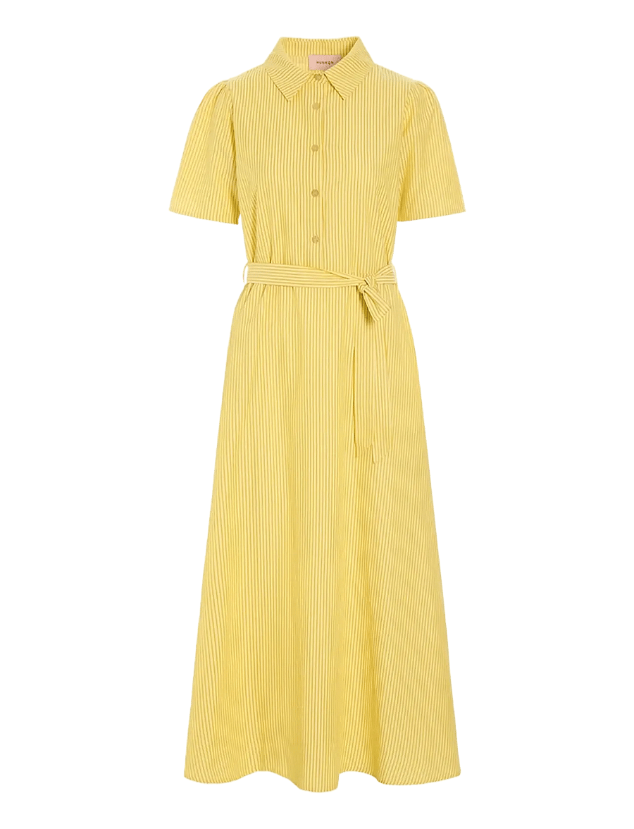 Hunkøn - Gudrun Dress - särkkleidid - yellow - 1