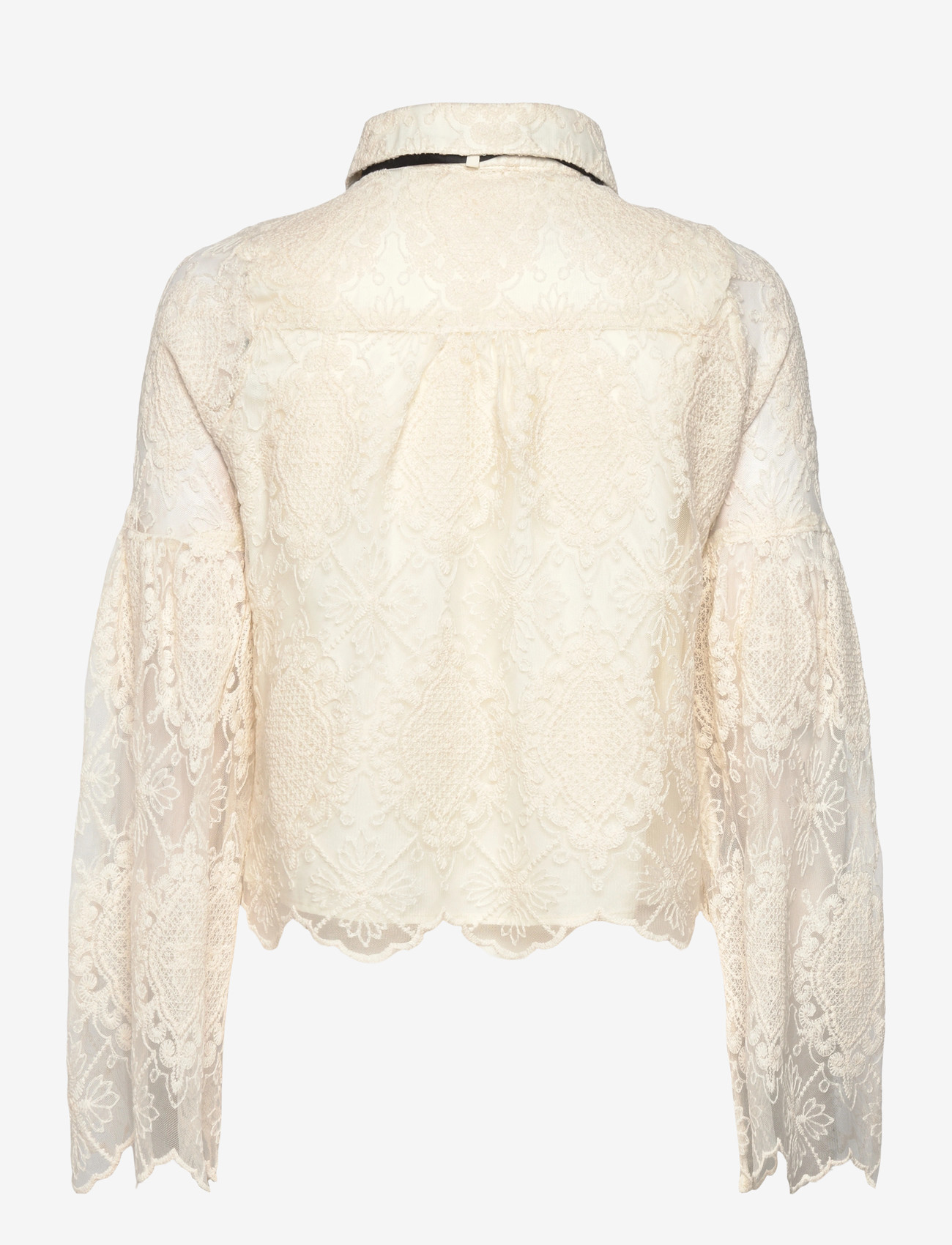 Hunkøn - Lulu Lace Shirt - langærmede skjorter - cream lace - 2