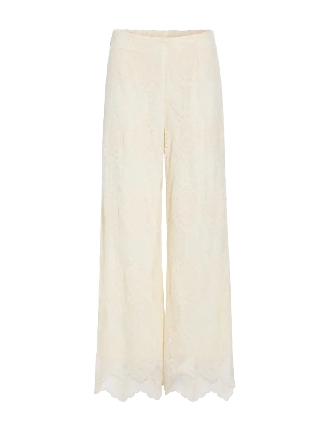 Lulu Lace Trousers - CREAM LACE