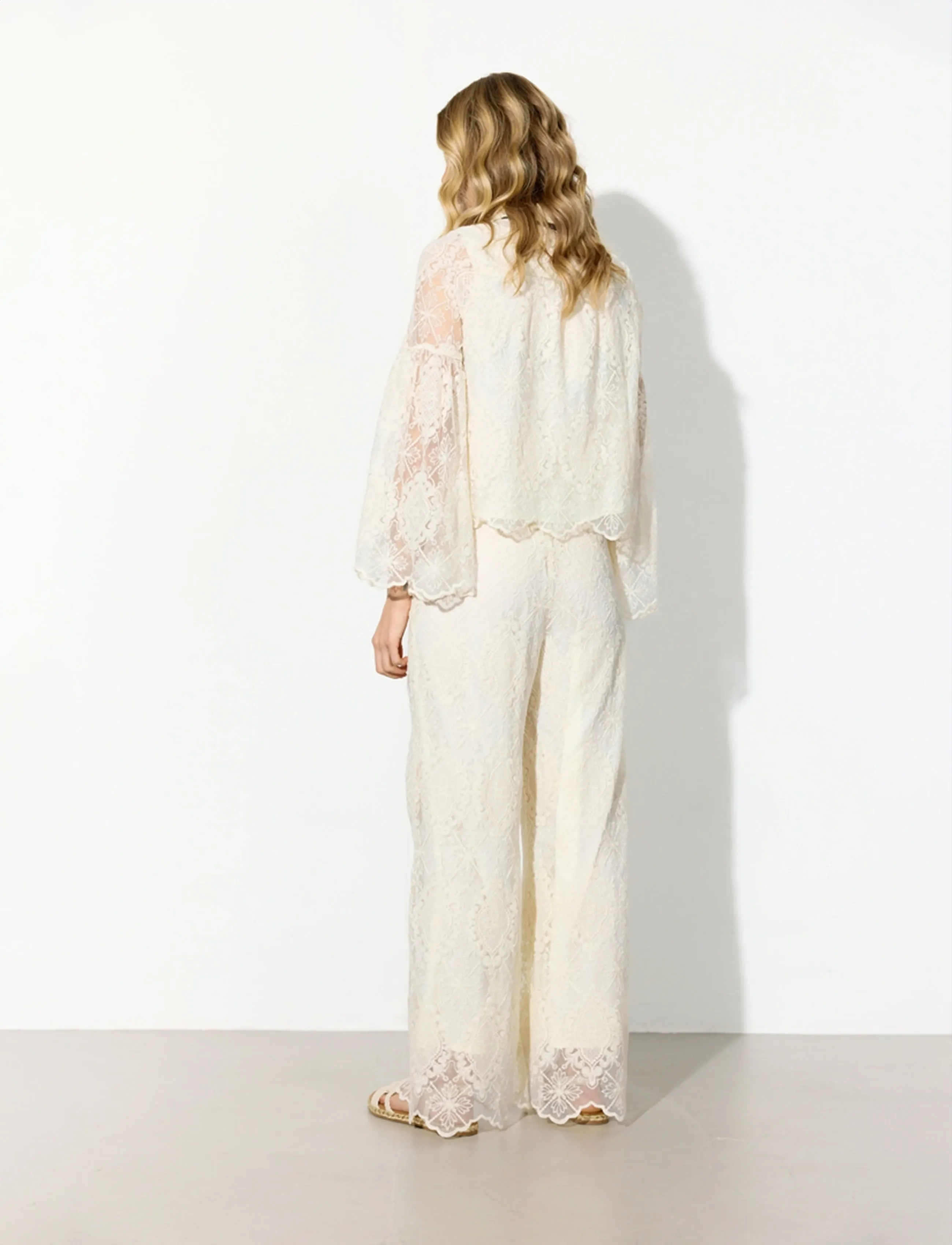 Hunkøn Lulu Lace Trousers cargobyxor dam – bild 5