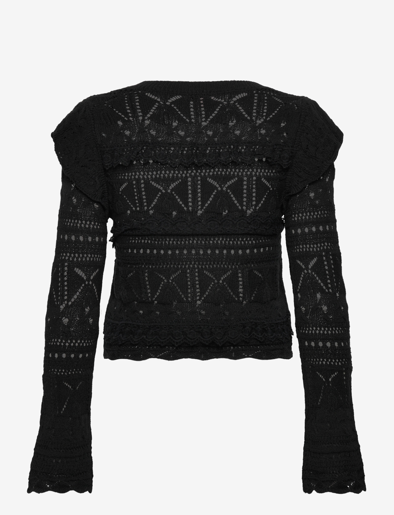 Hunkøn - Sienna Knit Cardigan - koftor - black - 2