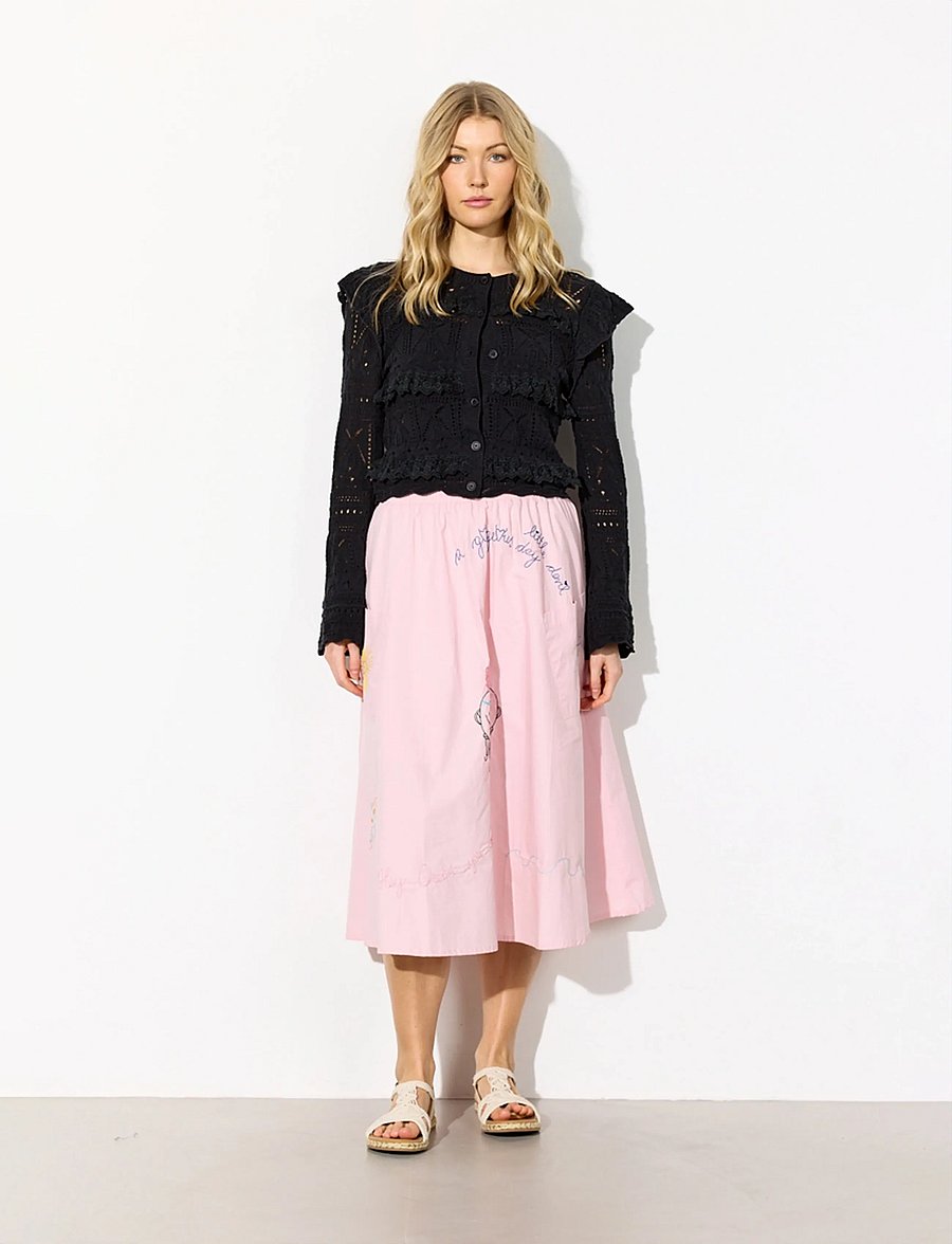 Hunkøn - Sienna Knit Cardigan - koftor - black - 4