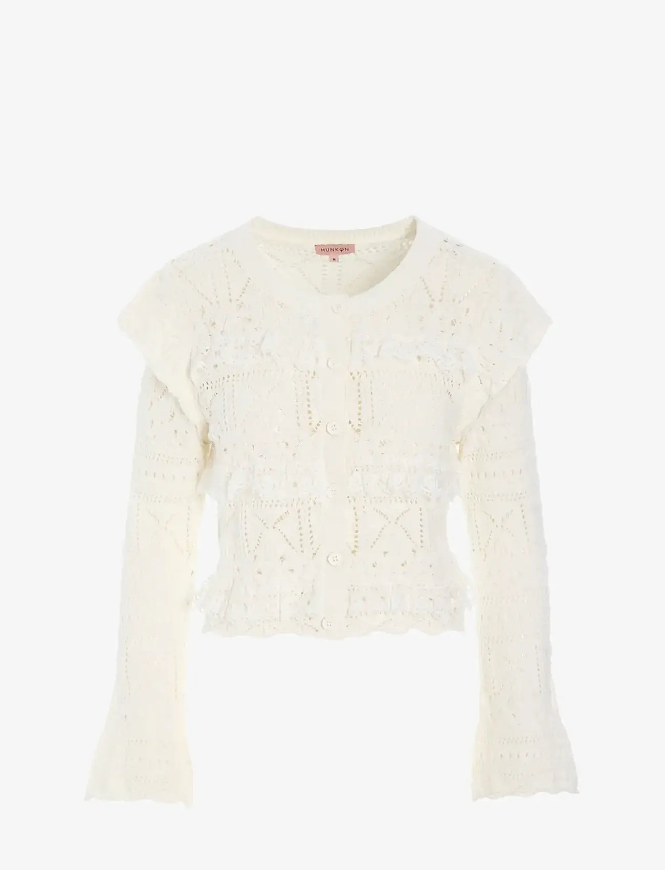 Hunkøn - Sienna Knit Cardigan - cardigans - vanilla - 1