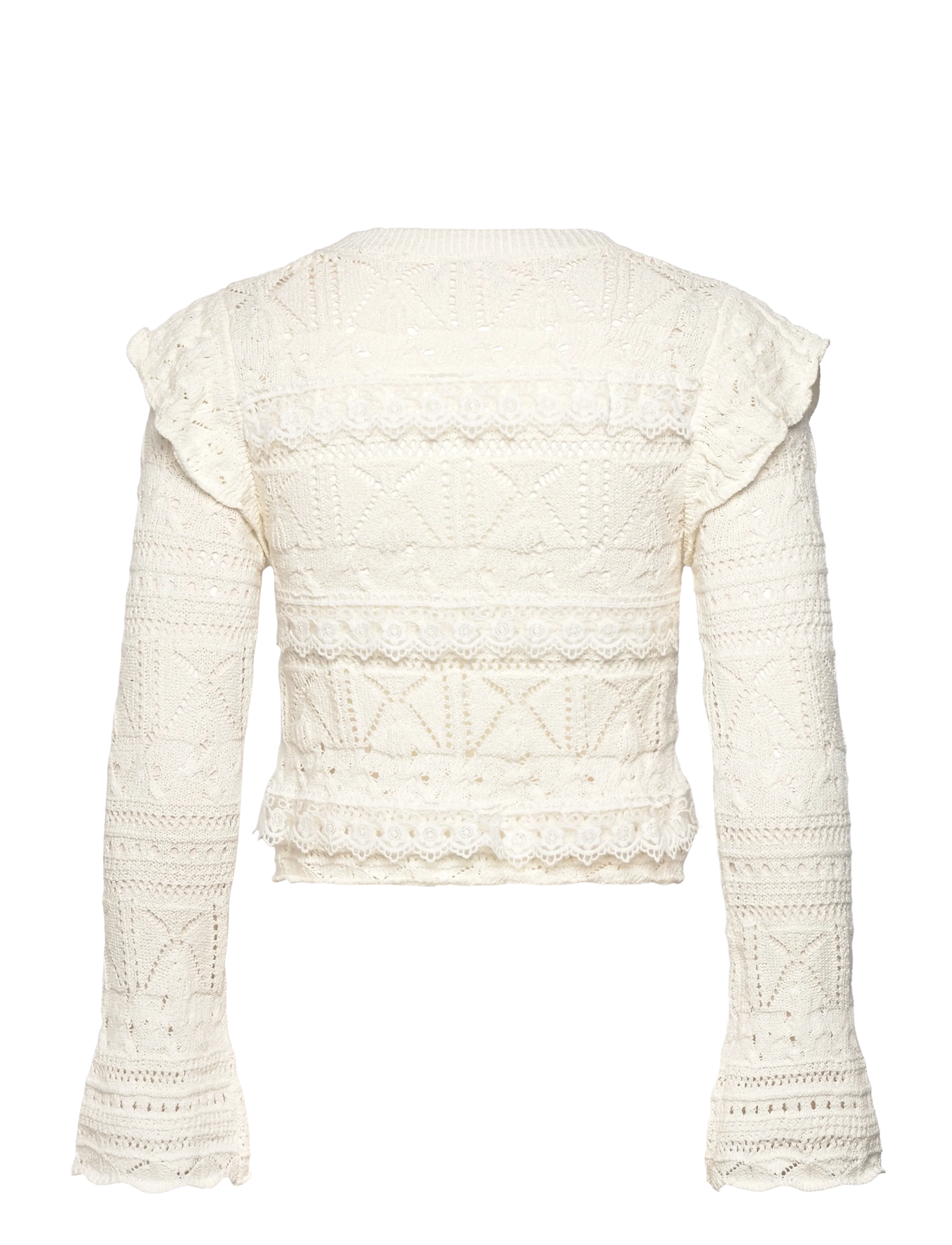 Hunkøn - Sienna Knit Cardigan - koftor - vanilla - 2