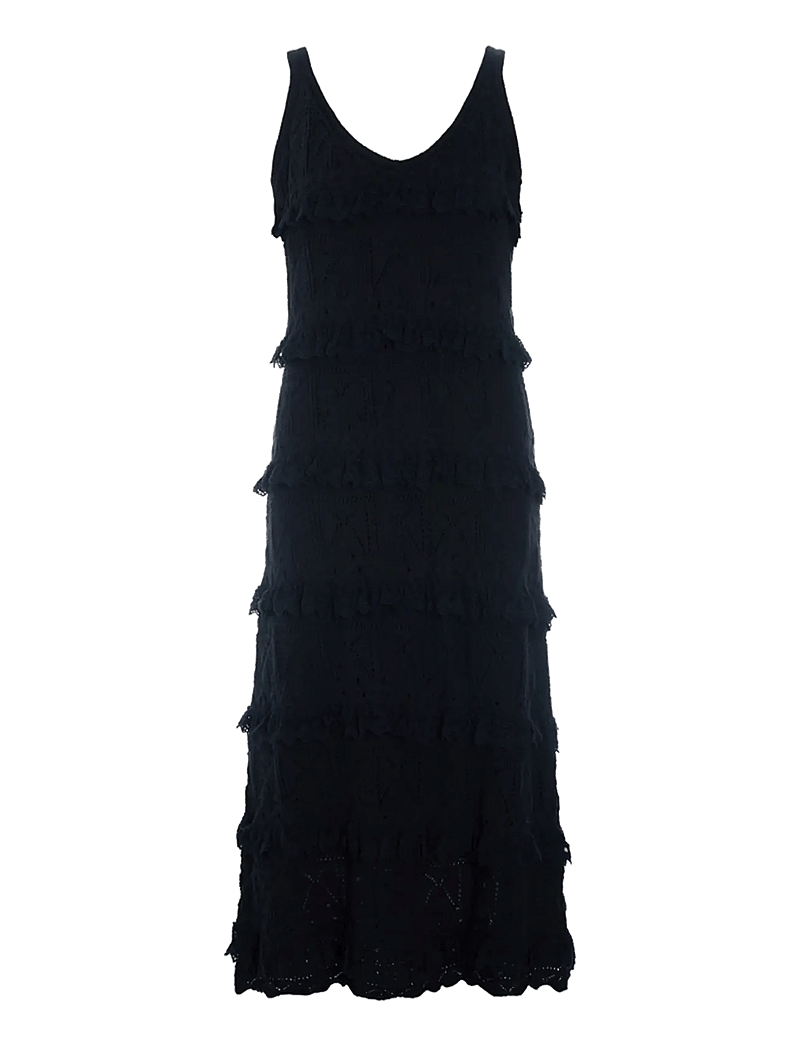 Hunkøn - Sienna Knit Dress - kootud kleidid - black - 1