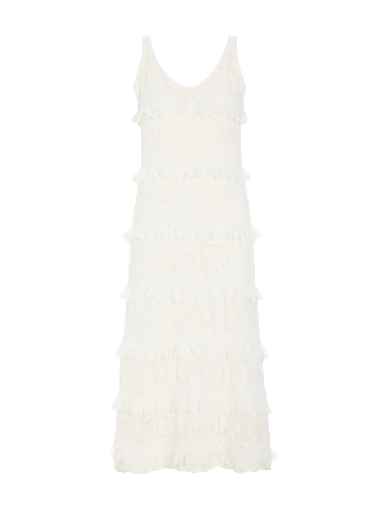 HUNKØN Sienna Knit Kleid Cream - M - Damen