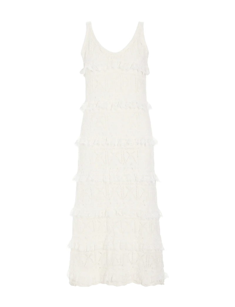 Hunkøn - Sienna Knit Dress - kootud kleidid - vanilla - 1