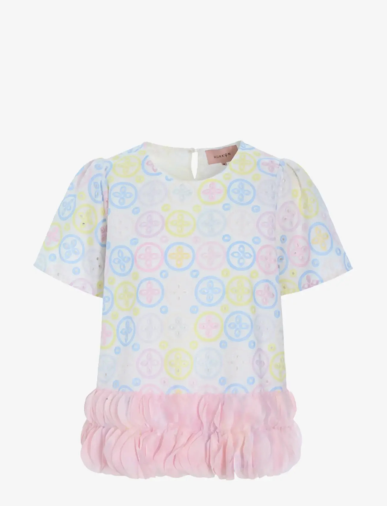 Hunkøn - Lana Blouse - kortærmede bluser - pastels - 1