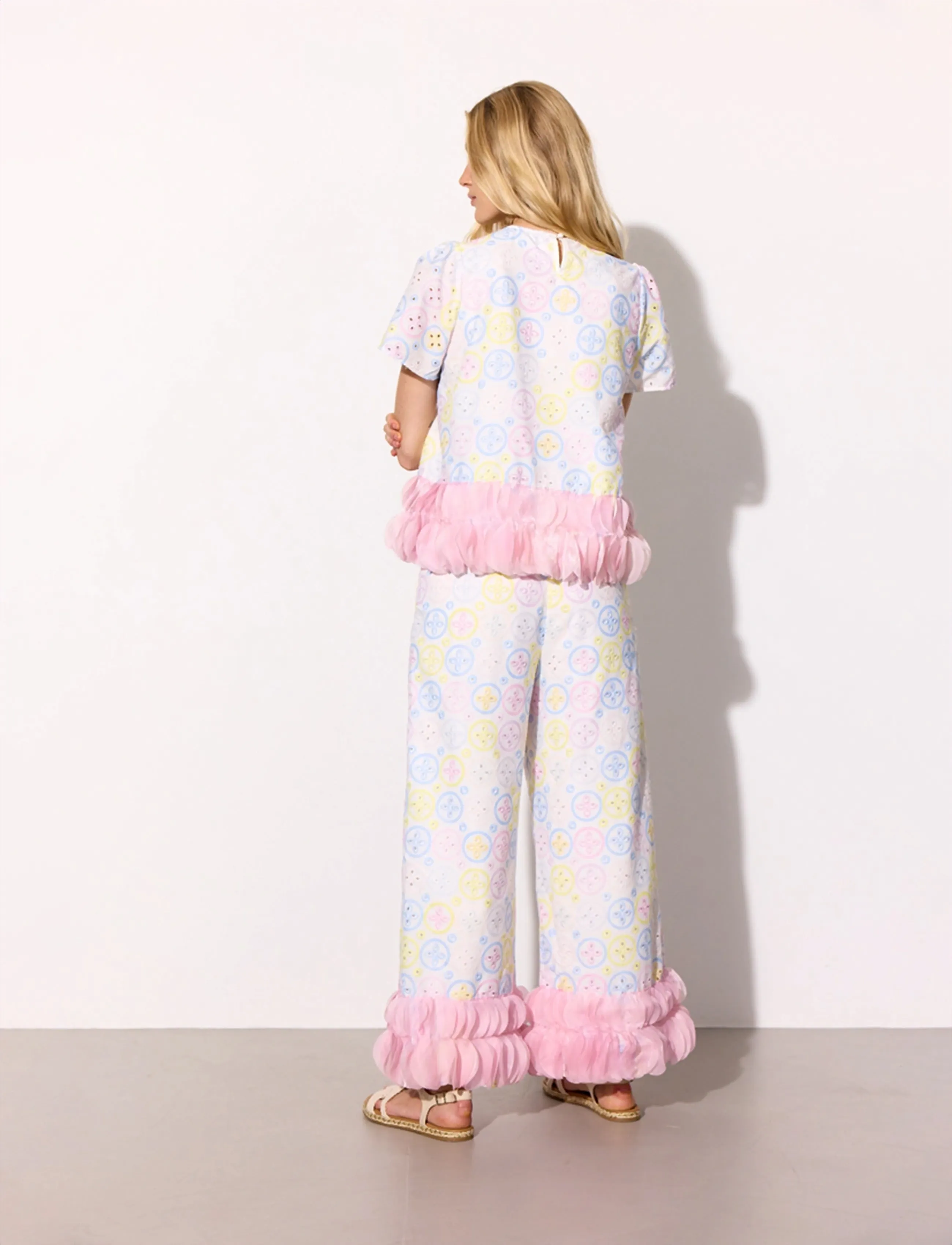 Hunkøn - Lana Blouse - stutterma blússur - pastels - 4