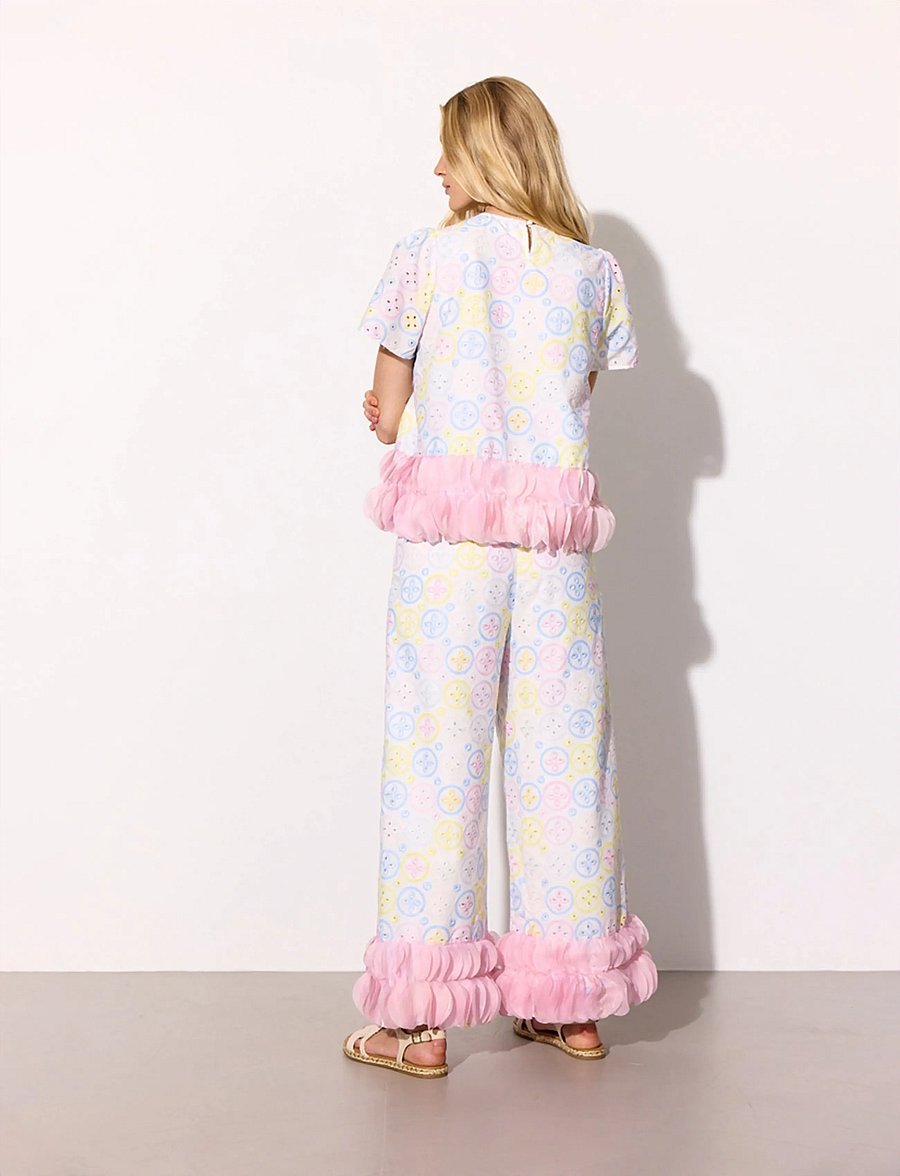 Hunkøn - Lana Blouse - kurzärmelige blusen - pastels - 4