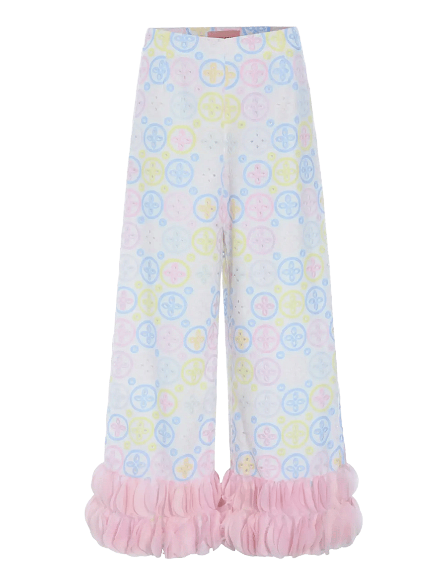 Hunkøn - Lana Trousers - vida byxor - pastels - 1