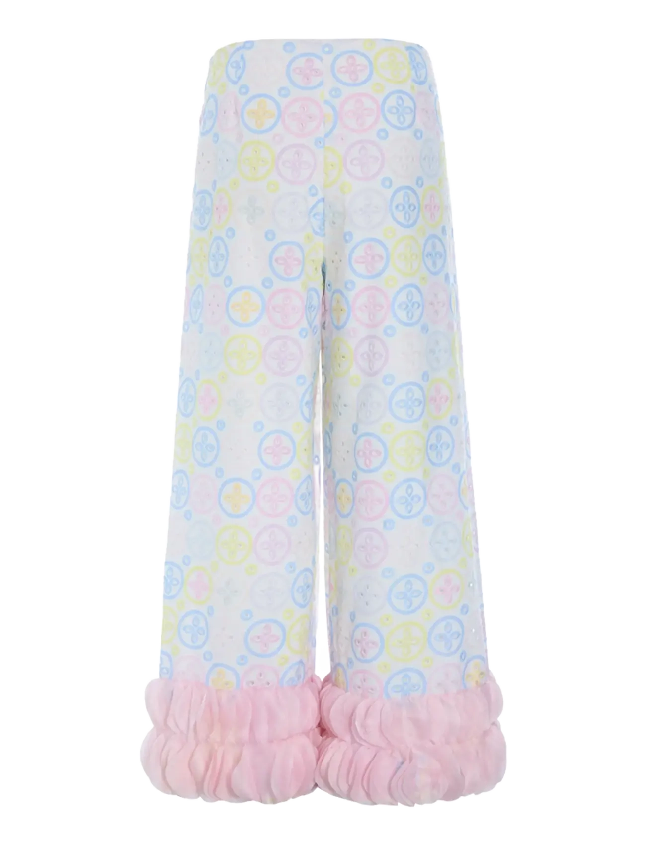 Hunkøn - Lana Trousers - plačios kelnės - pastels - 2