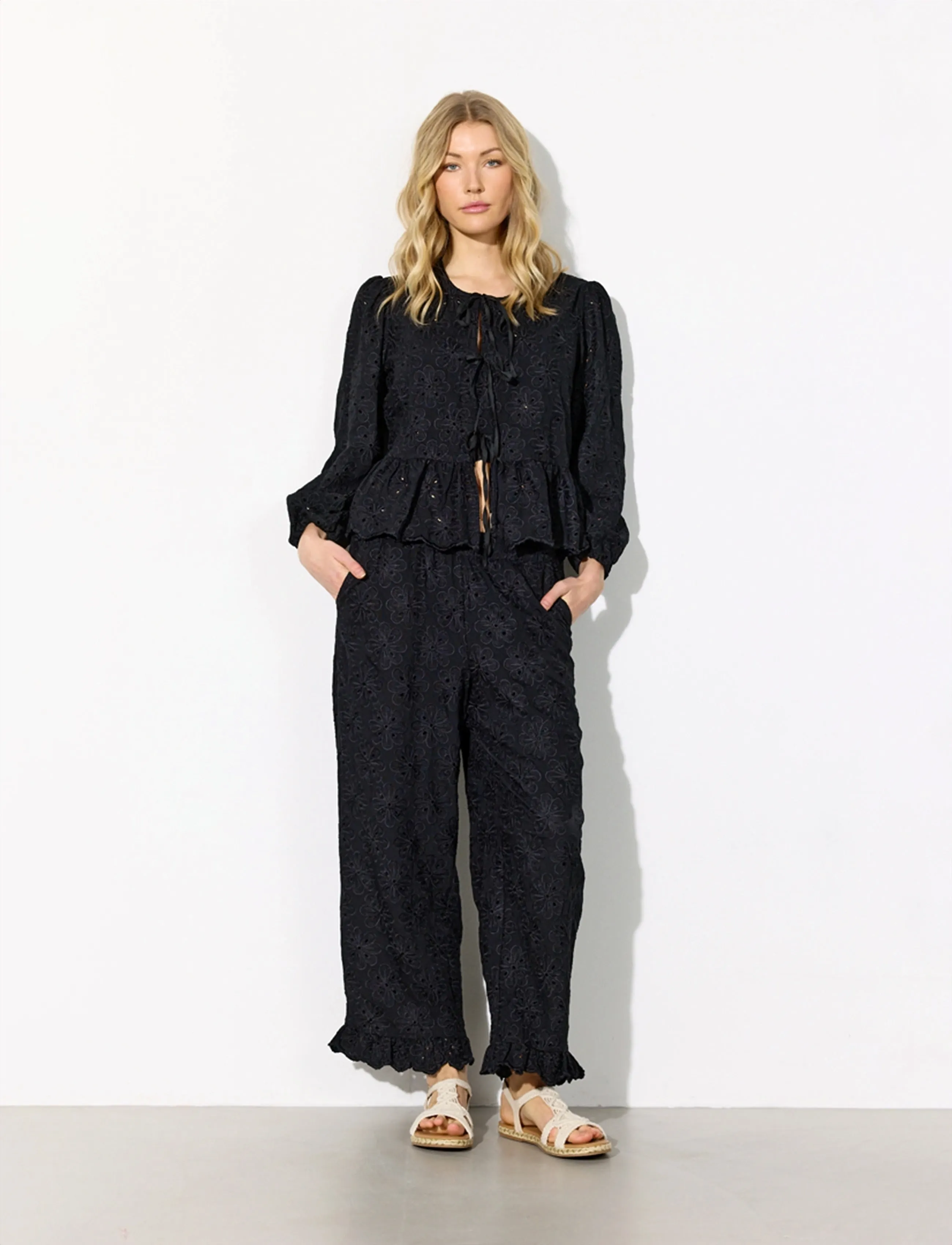 Hunkøn - Vanya Shirt - langærmede bluser - black - 3