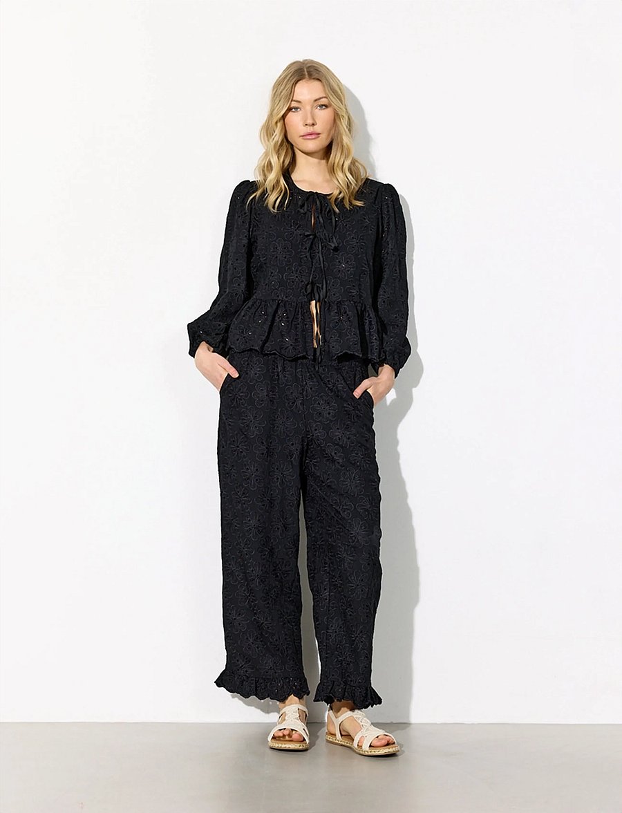 Hunkøn - Vanya Shirt - langærmede bluser - black - 3