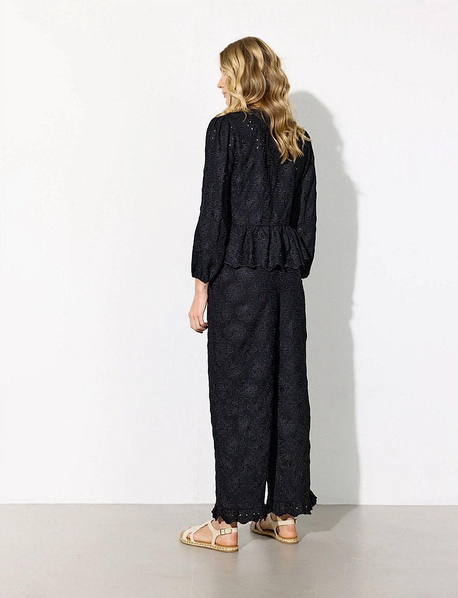 Hunkøn - Vanya Shirt - langærmede bluser - black - 4