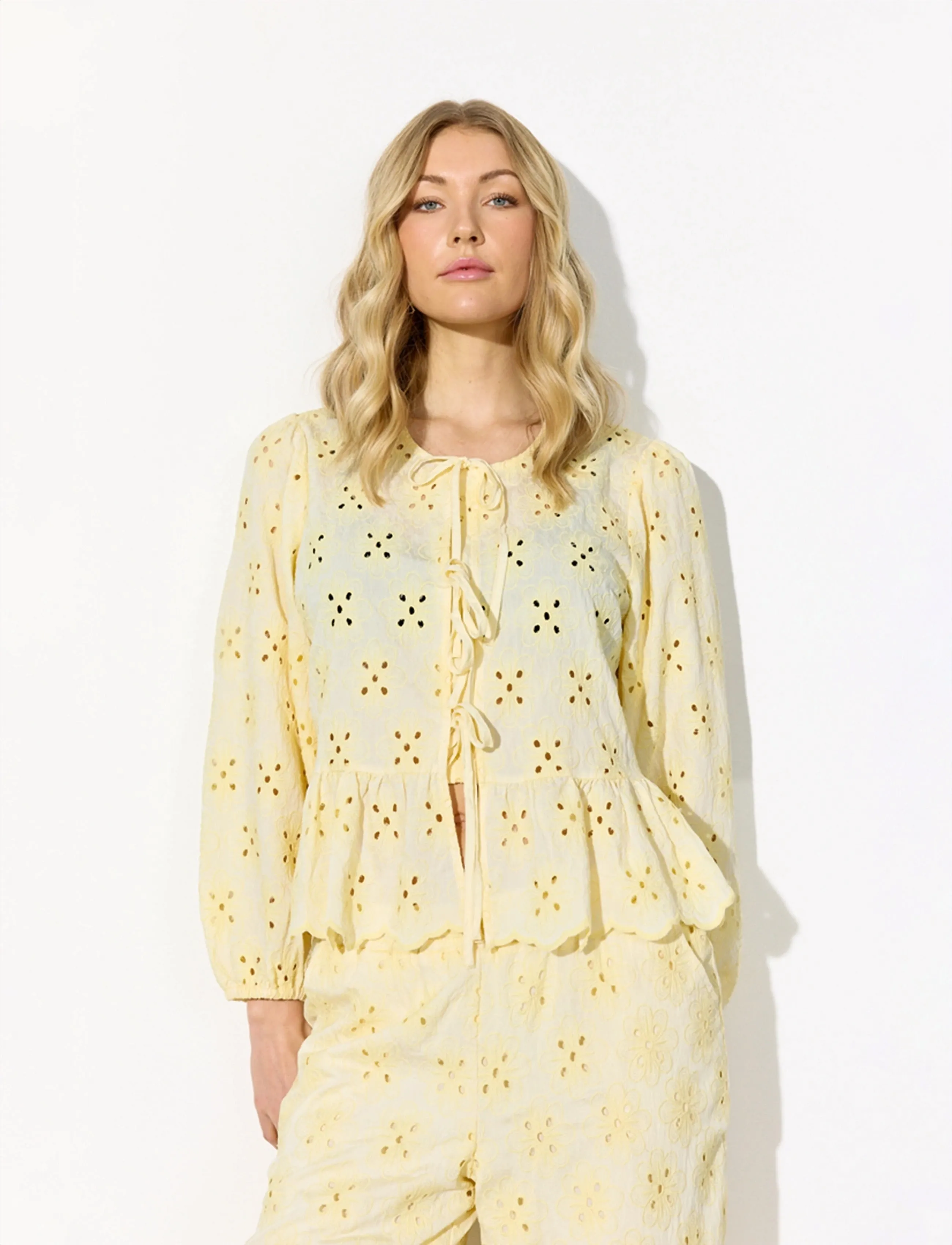 Hunkøn Vanya Shirt - Bluser - SOFT YELLOW / yellow