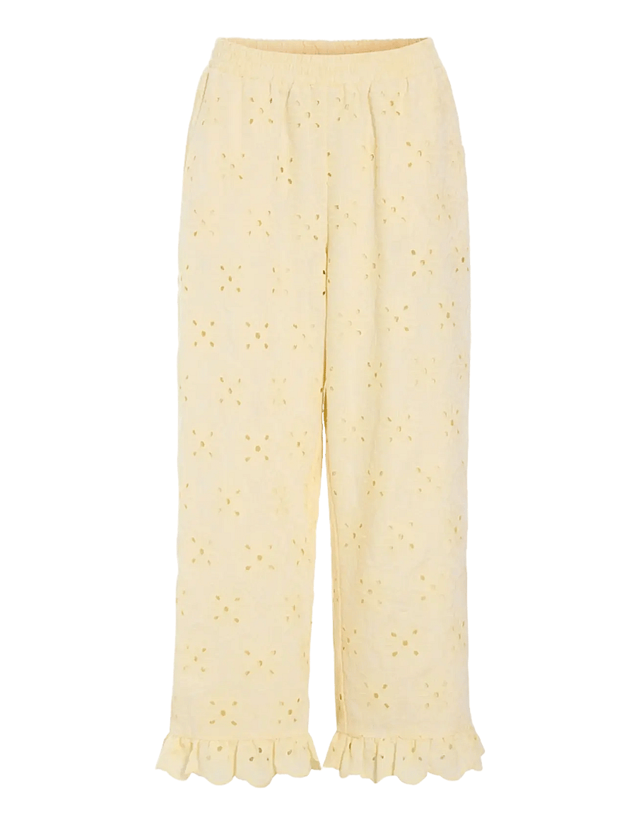 Hunkøn - Vanya Trousers - hose mit geradem bein - soft yellow - 1