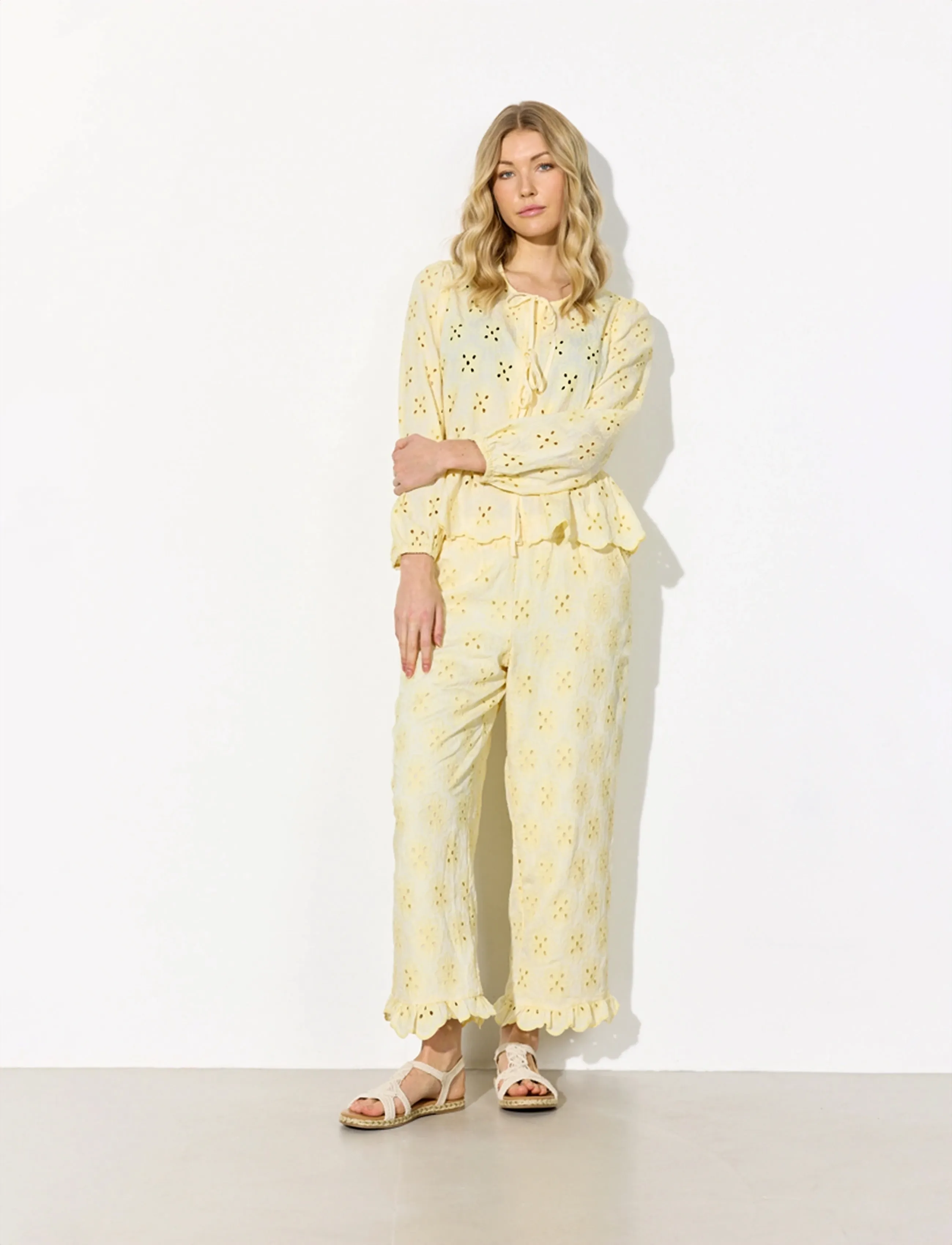 Hunkøn Vanya Trousers - Hunkøn - SOFT YELLOW / yellow