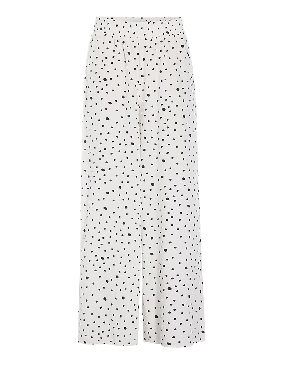 Hunkøn - Kris Trousers - sirged püksid - white - 1