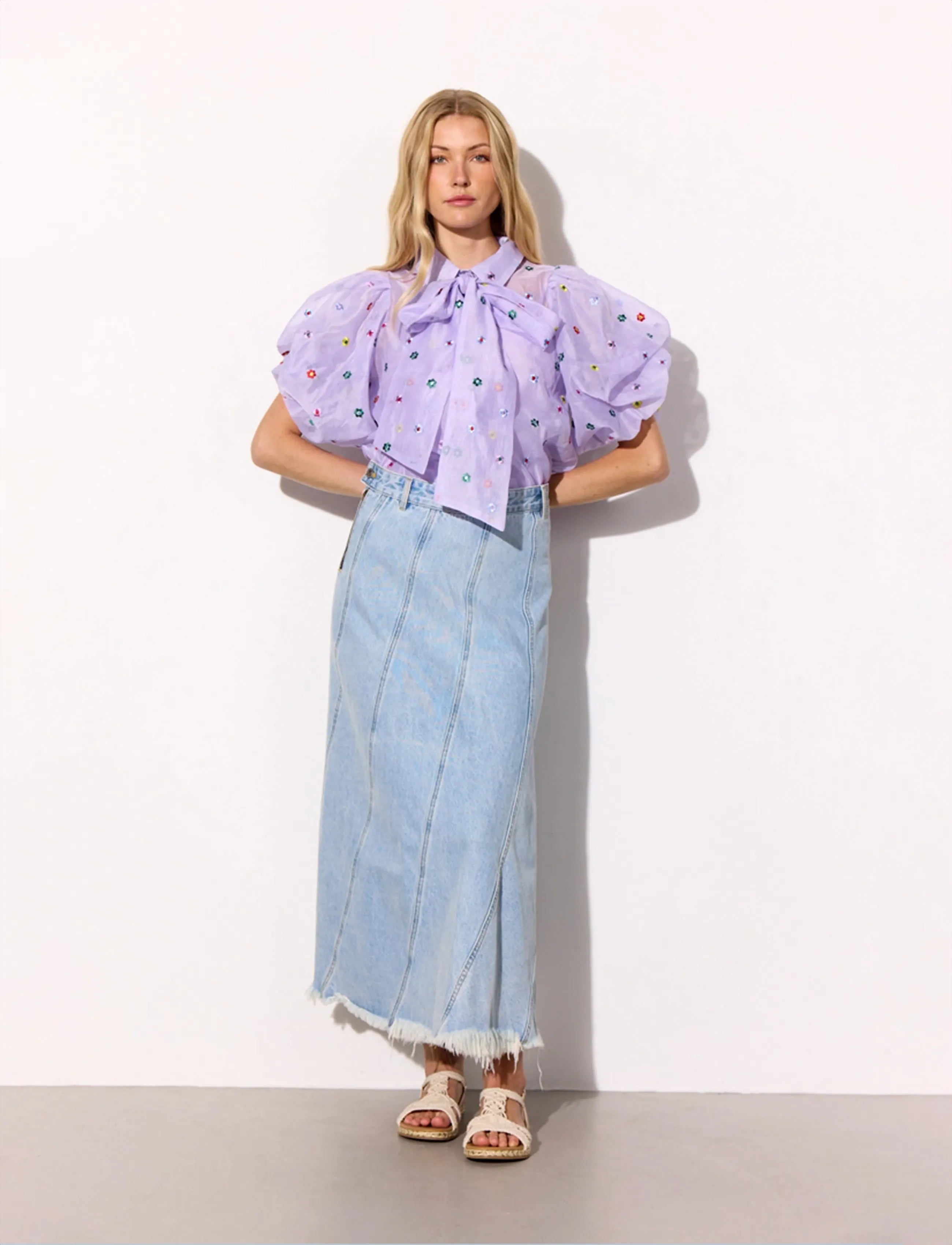 Hunkøn - Lucia Shirt - kortærmede skjorter - lavender - 3