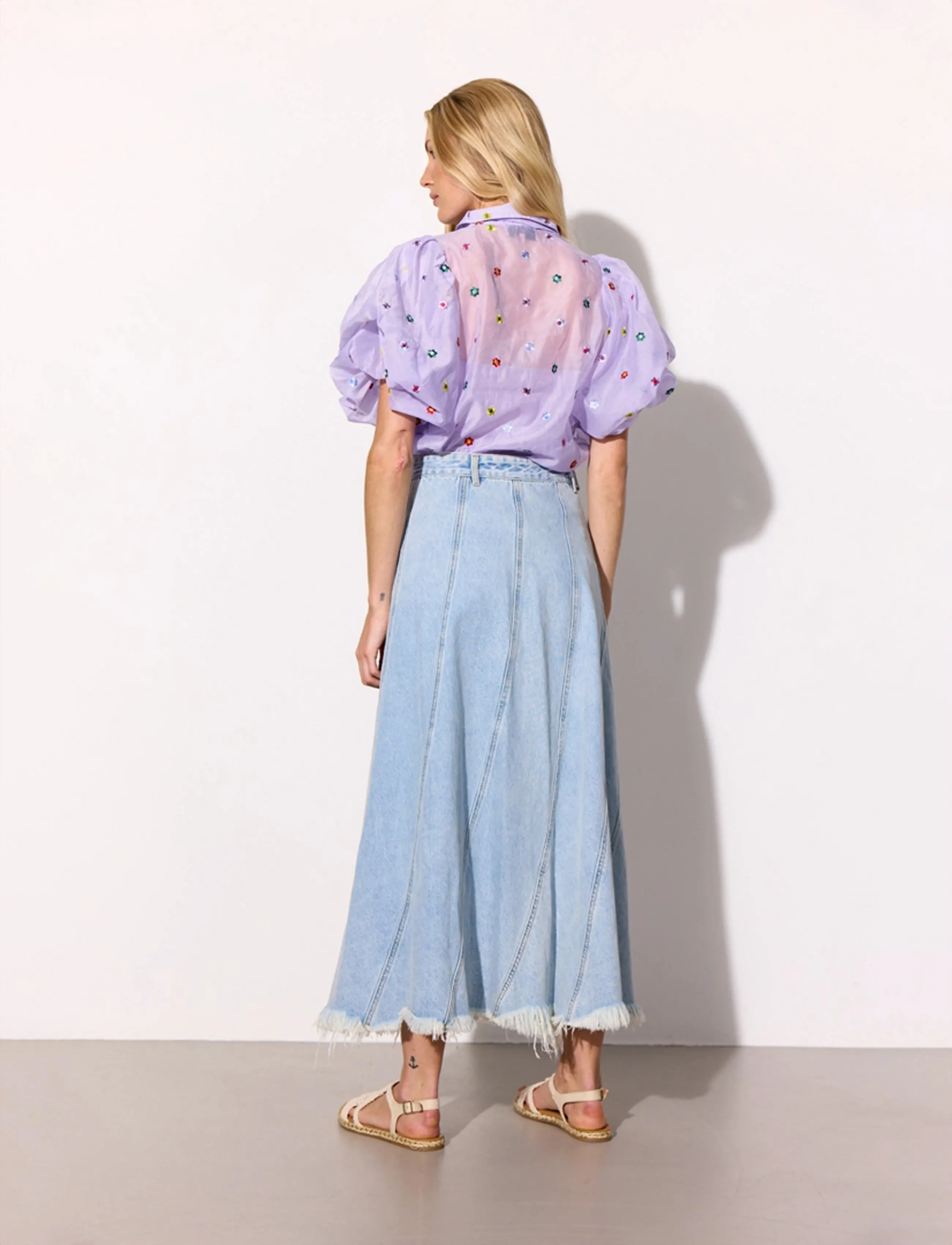 Hunkøn - Lucia Shirt - kortærmede skjorter - lavender - 4