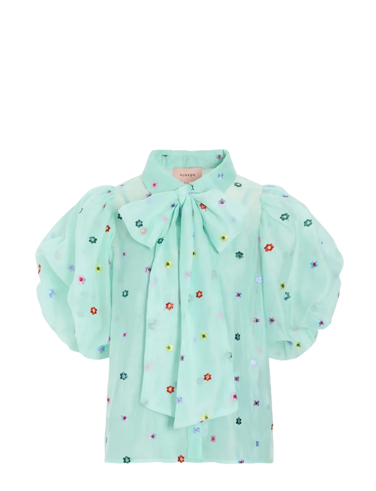 HUNKØN Lucia Shirt Grün - XS - Damen