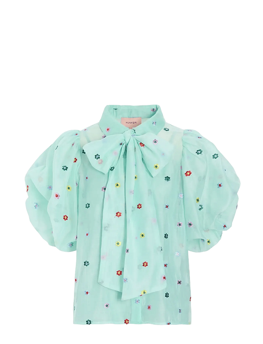 Hunkøn - Lucia Shirt - kurzärmlige hemden - mint - 1