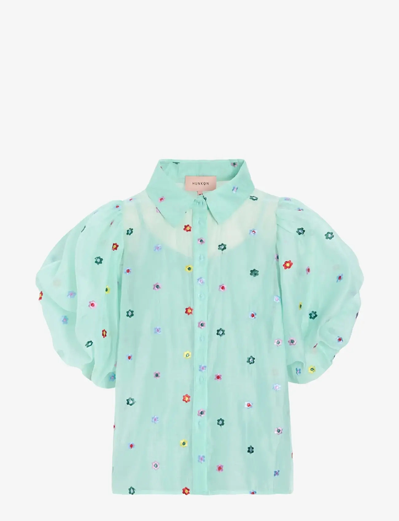 Hunkøn - Lucia Shirt - kurzärmlige hemden - mint - 2