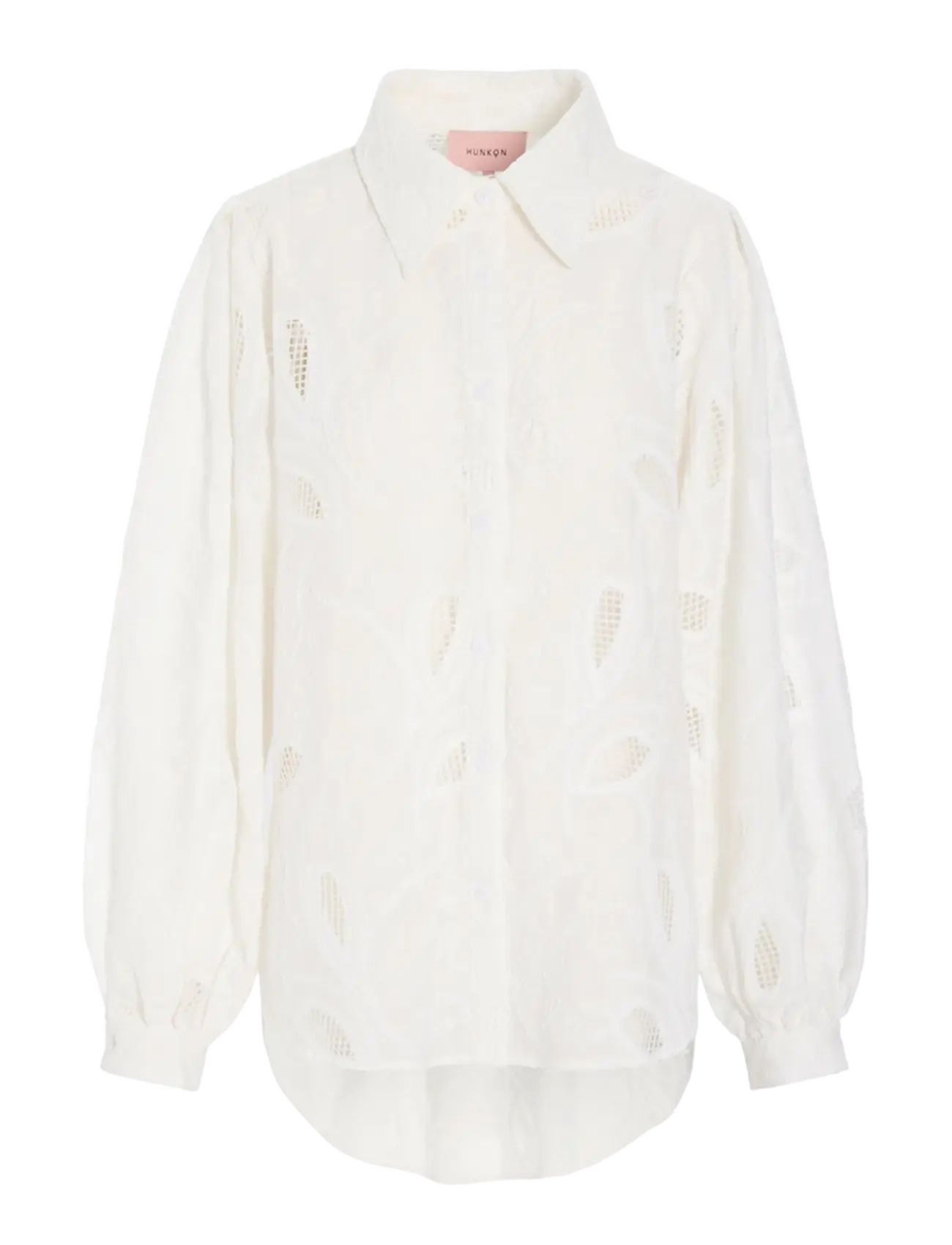 Hunkøn Orla Shirt - Transitional Layering - WHITE / white