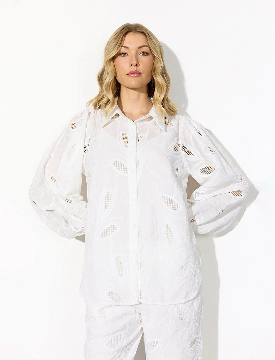 Hunkøn - Orla Shirt - langärmlige hemden - white - 3