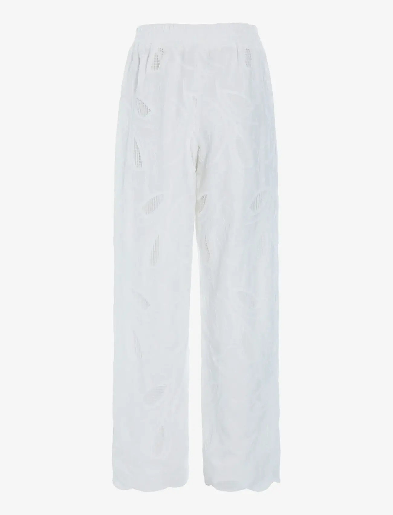 Hunkøn - Orla Trousers - straight leg trousers - white - 2