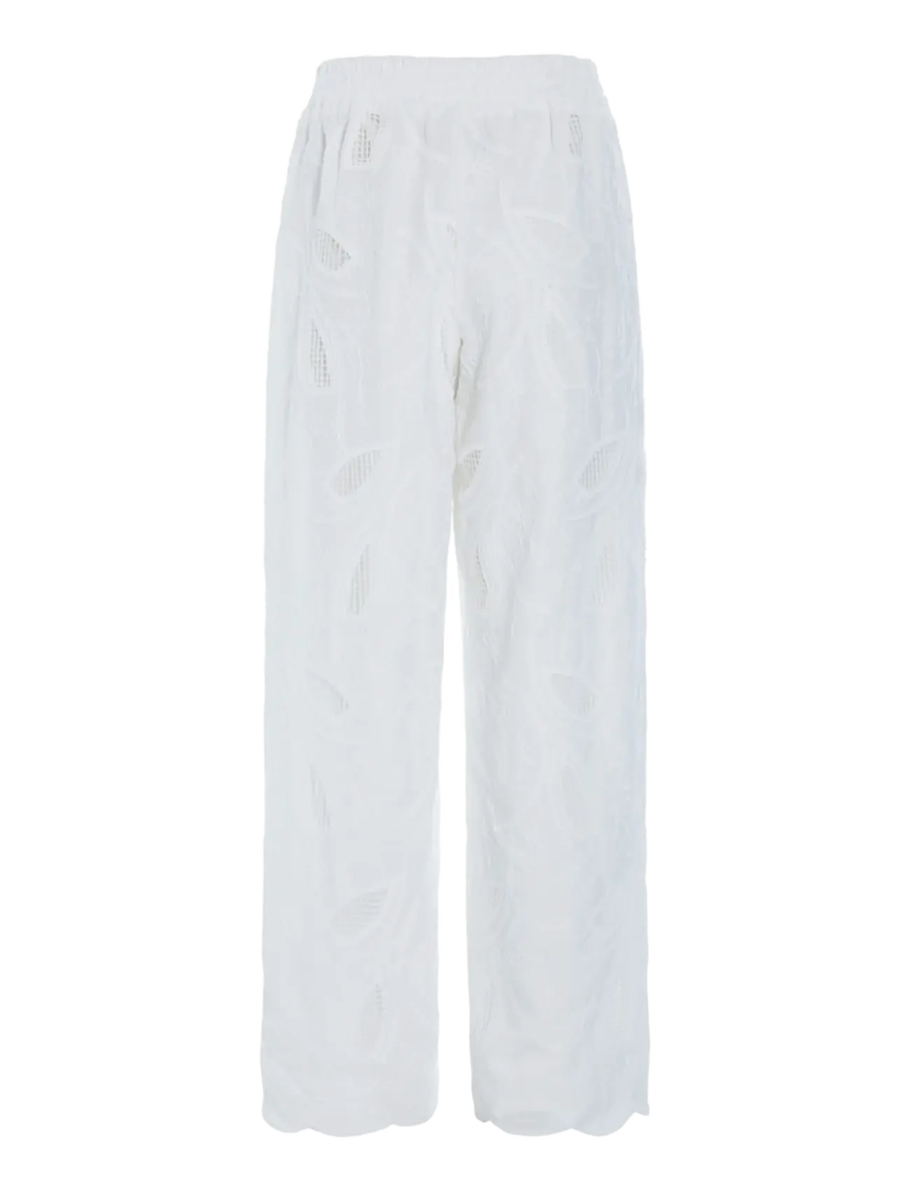 Hunkøn - Orla Trousers - hose mit geradem bein - white - 2