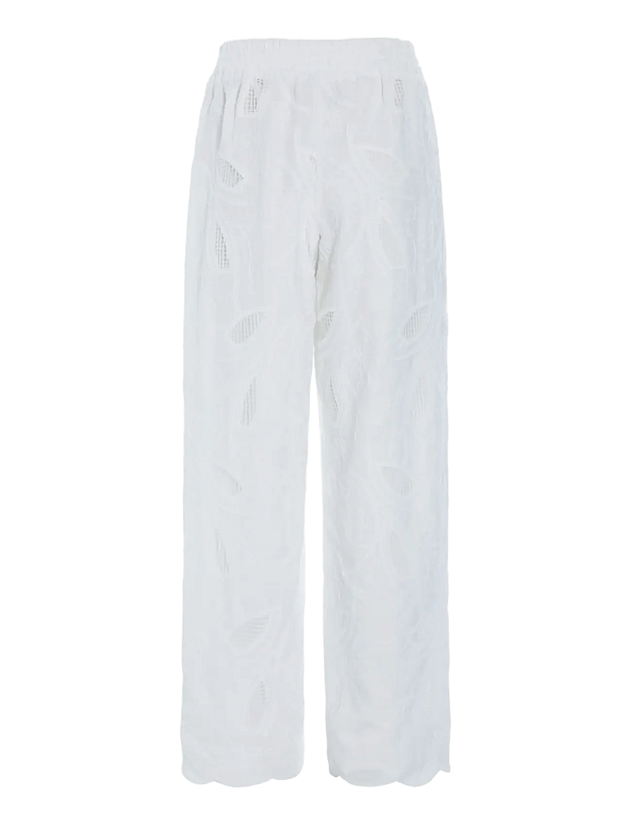 Hunkøn - Orla Trousers - bukser med lige ben - white - 2