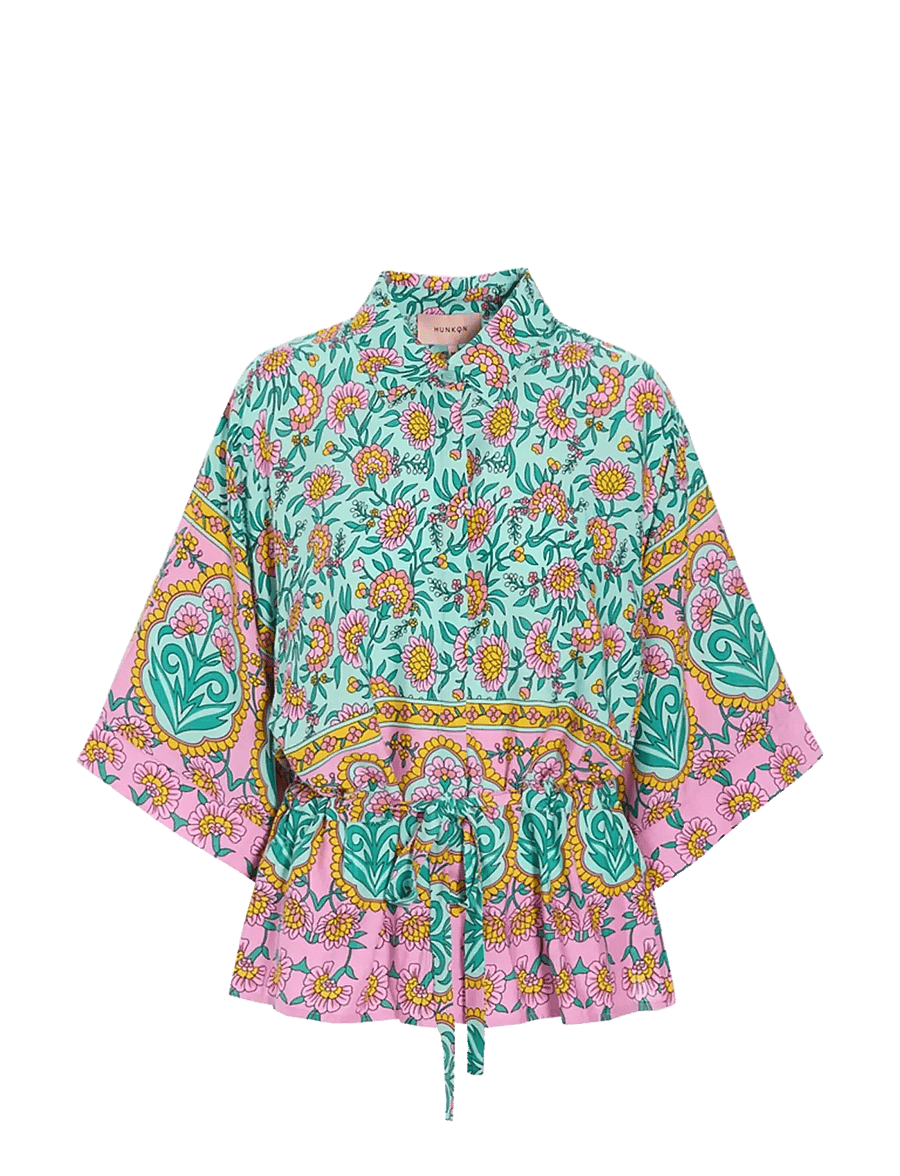Hunkøn - Helene Shirt - kurzärmlige hemden - mint - 1