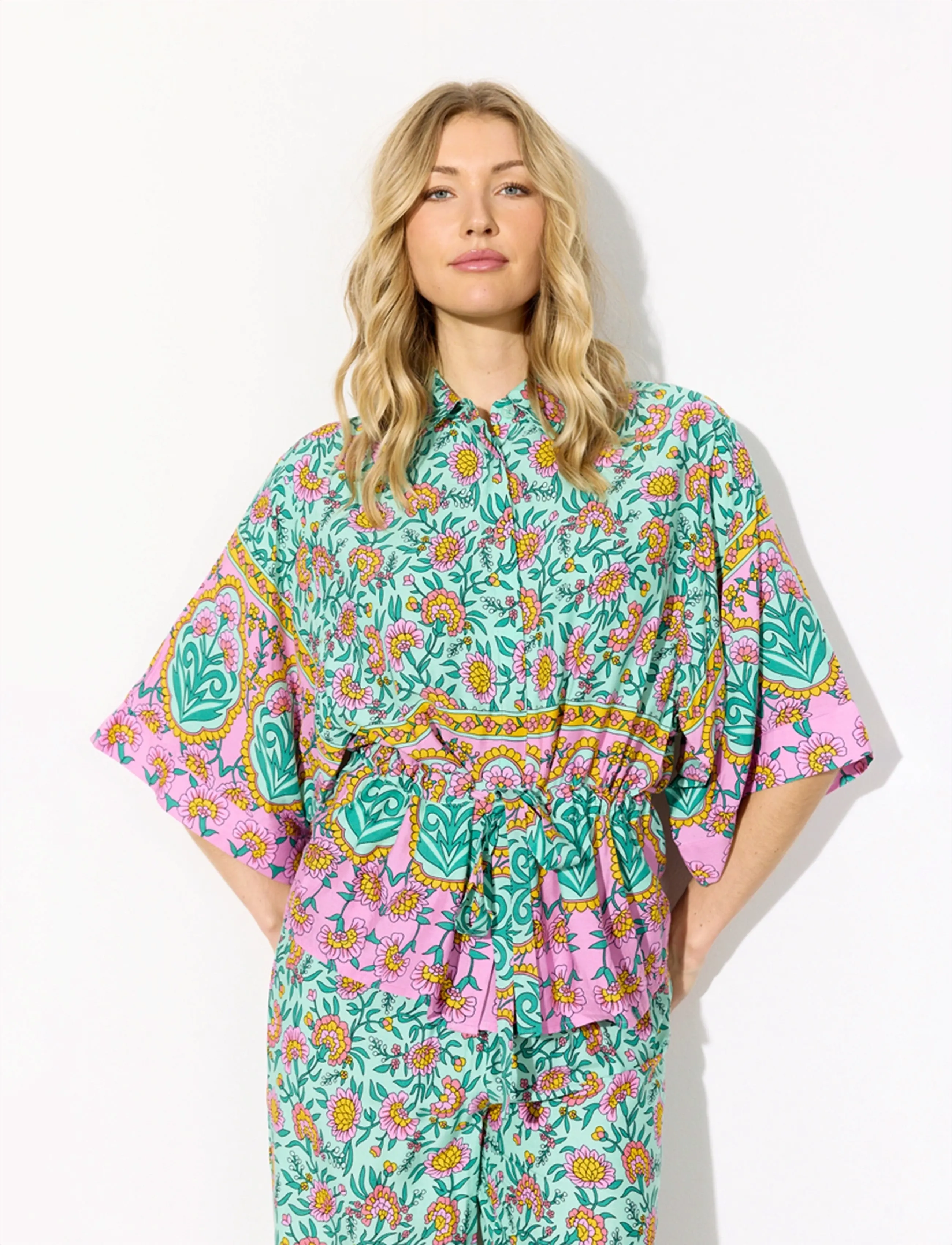 Hunkøn Helene Shirt, XL, Multi/patterned, Skjorter > Kortærmede, Dame