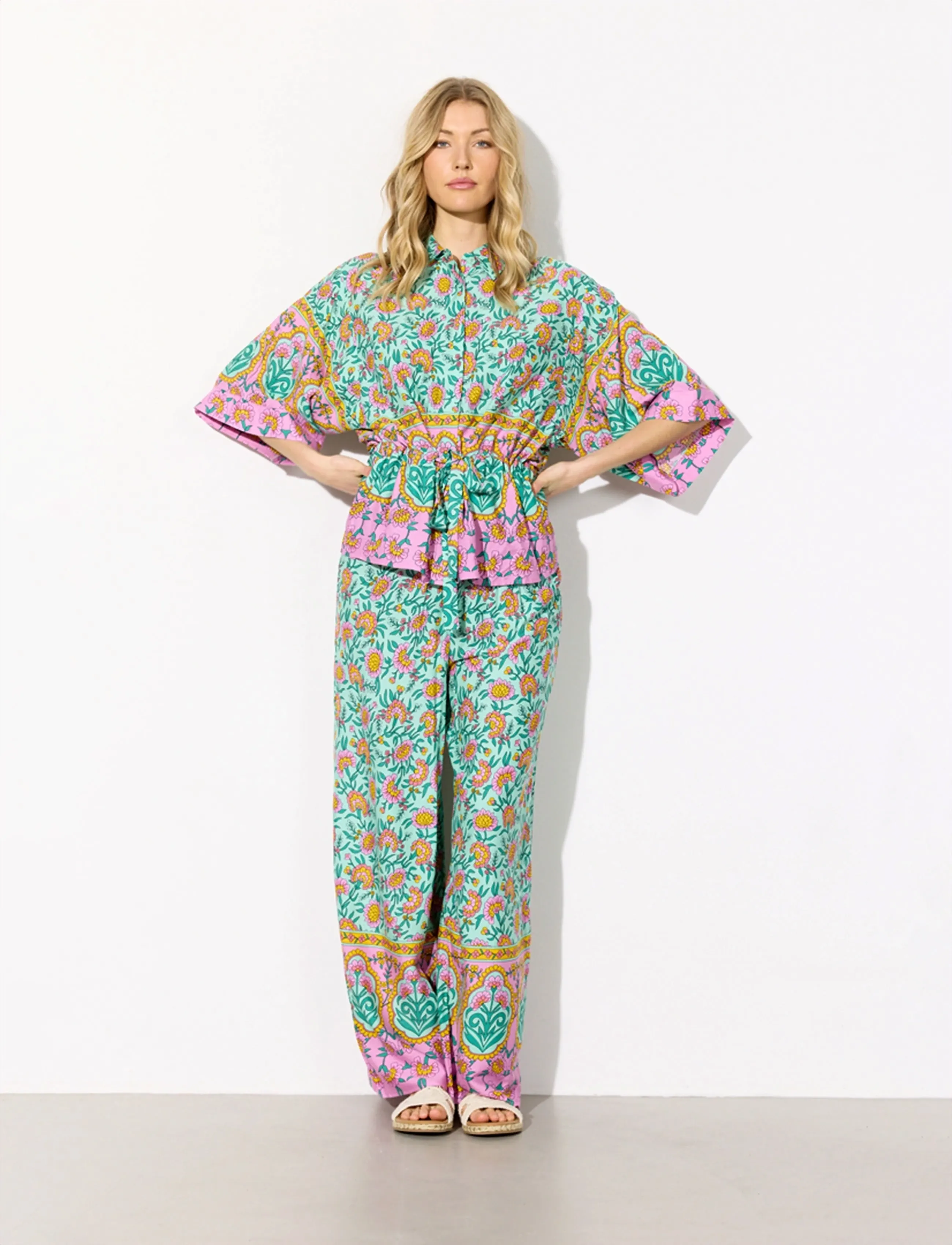 Hunkøn - Helene Shirt - kurzärmlige hemden - mint - 2