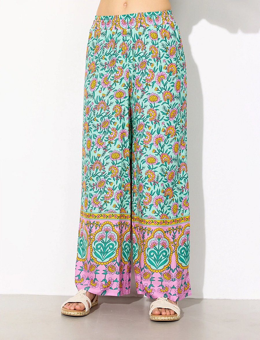 Hunkøn - Helene Trousers - wijde broeken - mint - 0